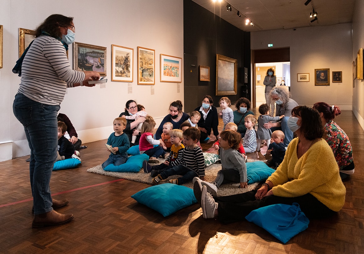 Children's workshop at the Musée des Beaux-Arts