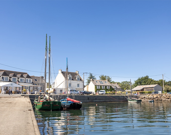 The port of Tinduff in Plougastel-Daoulas